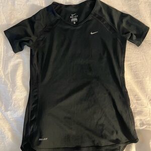 Nike Women's Black Dri-FIT Top,sz S